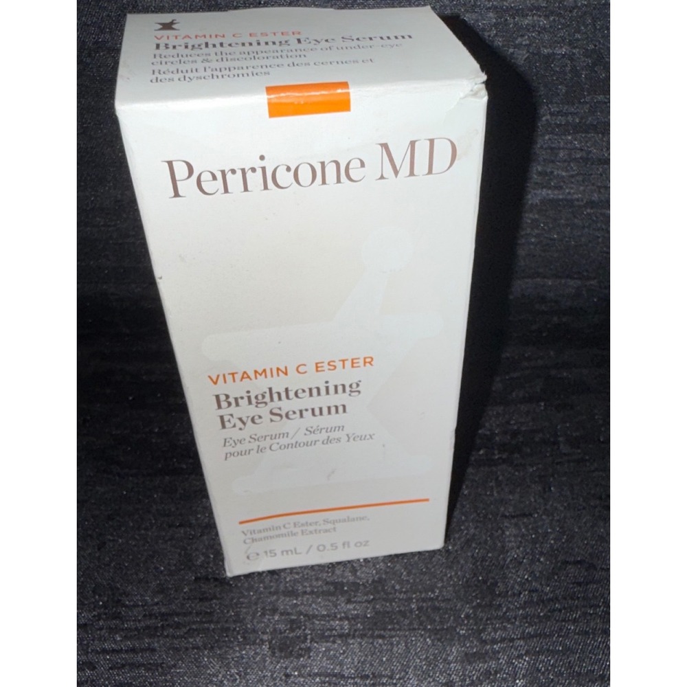 New sealed Perricone MD Vitamin C Ester Brightening Eye Serum .5 fl oz (15 mL)